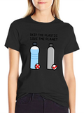 Skip the Plastic Save the Planet Graphic Tee