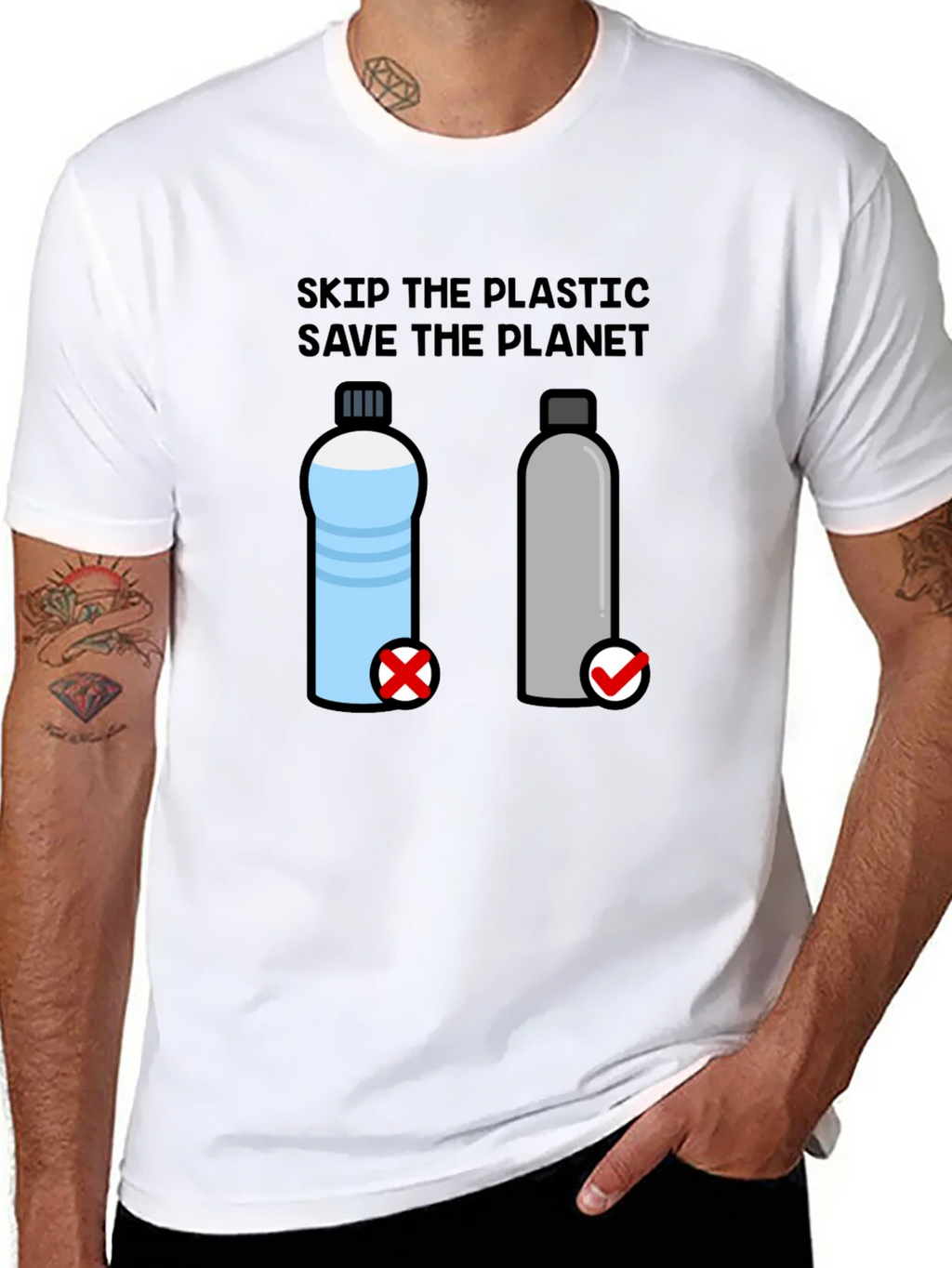 Skip the Plastic Save the Planet Graphic Tee