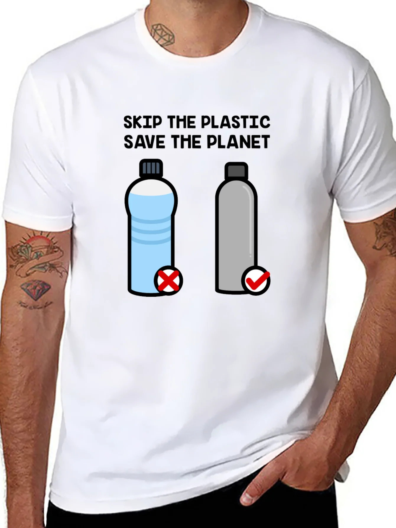 Skip the Plastic Save the Planet Graphic Tee