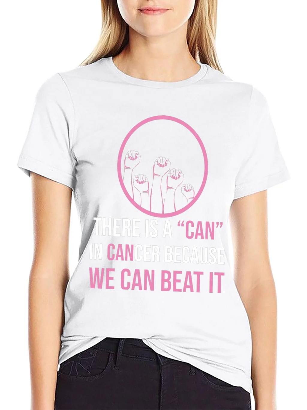 Cancer Awareness T-Shirt - We Can Beat It!