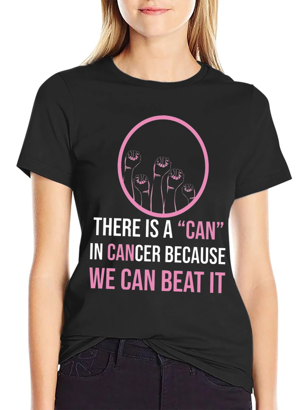 Cancer Awareness T-Shirt - We Can Beat It!