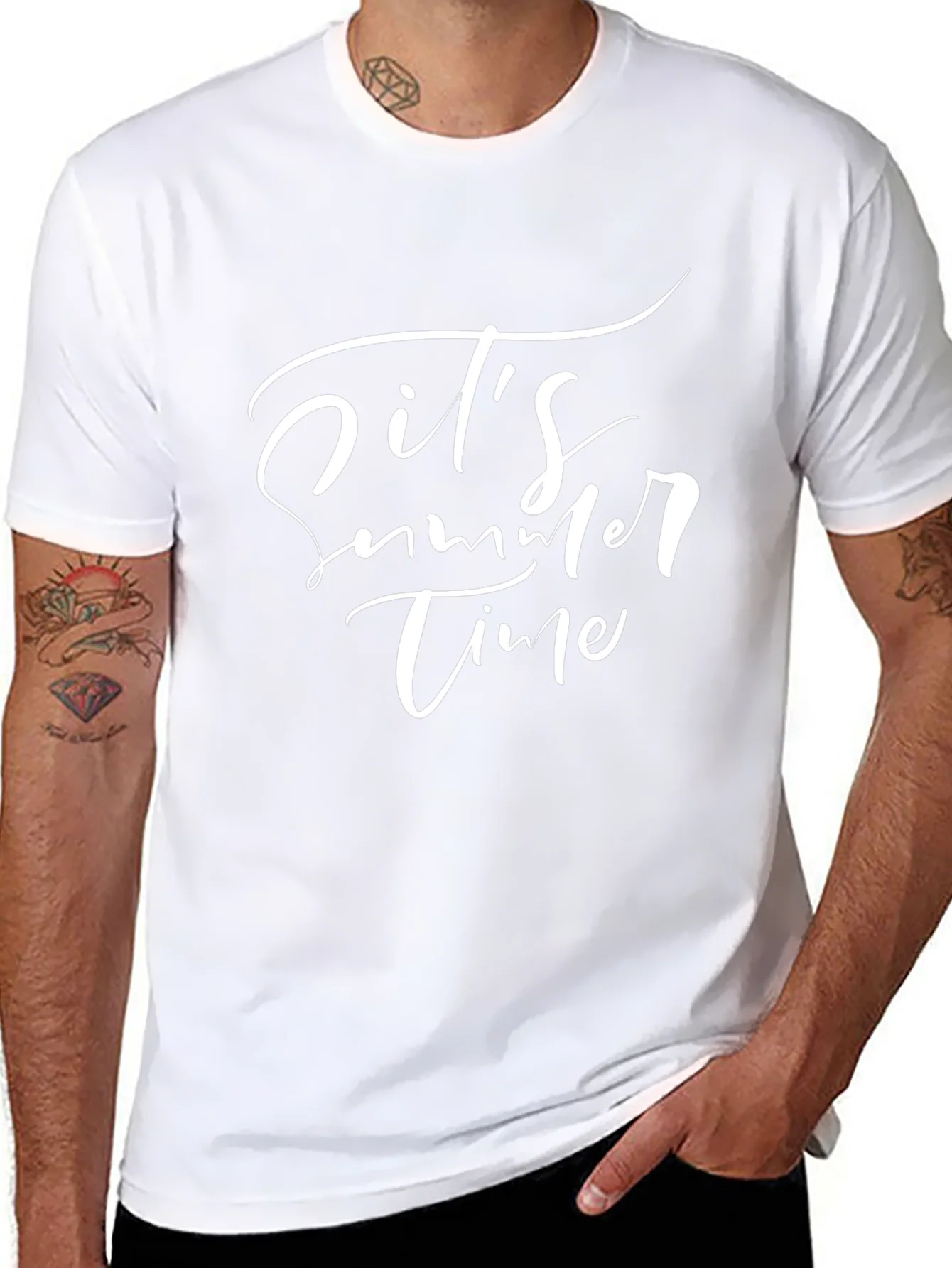 Its Summer Time Black T-Shirt