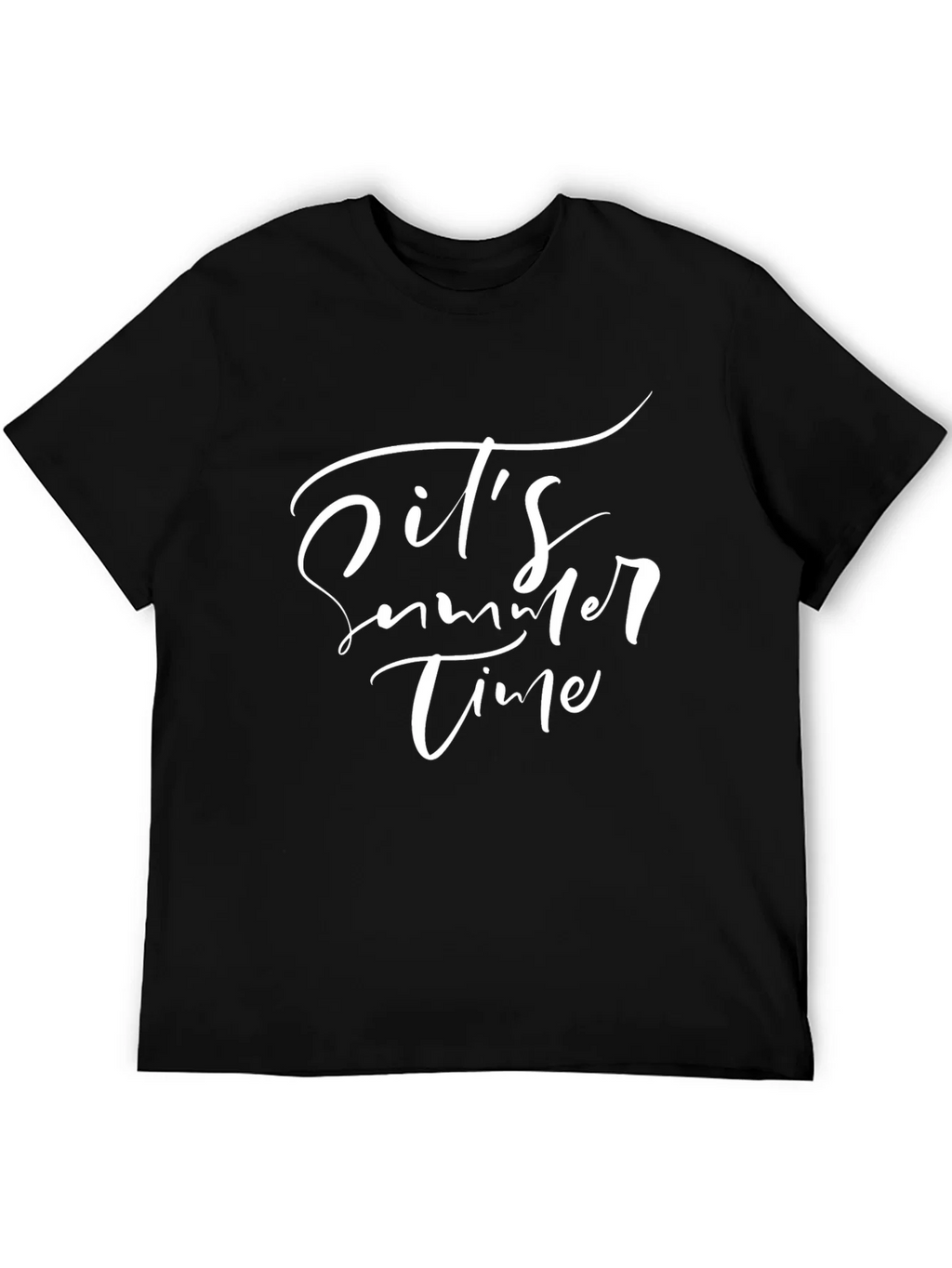 Its Summer Time Black T-Shirt