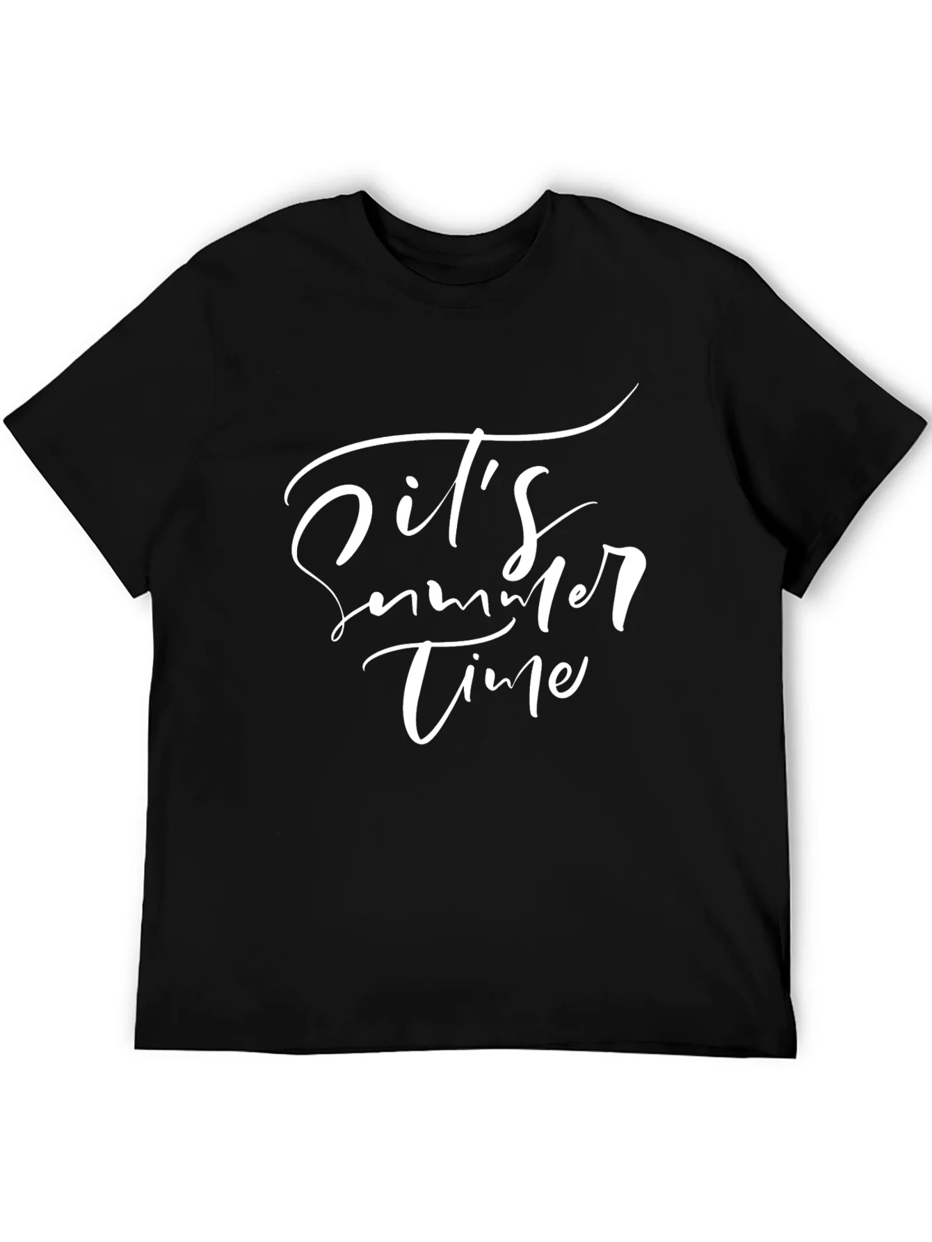 Its Summer Time Black T-Shirt