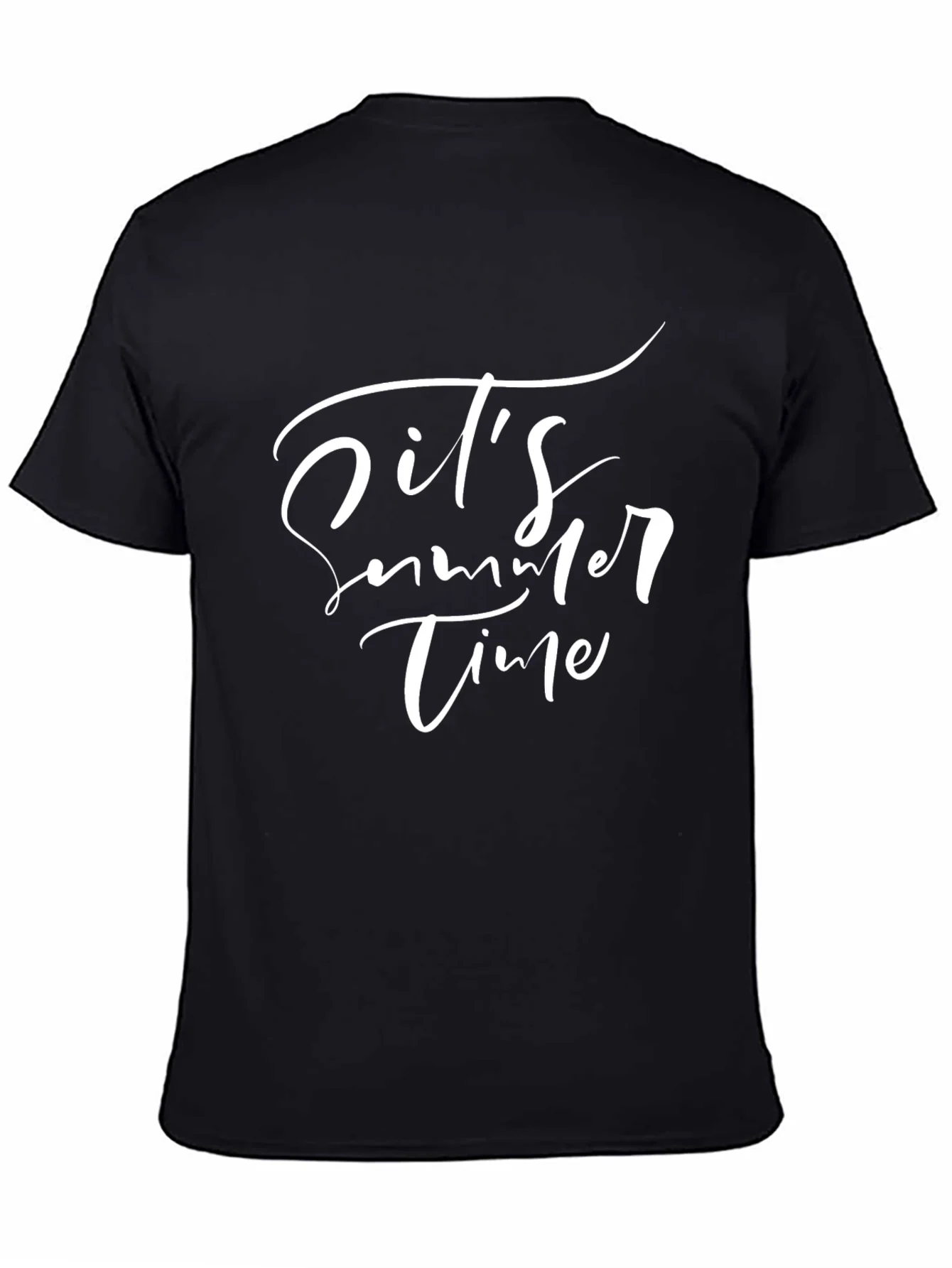 Its Summer Time Black T-Shirt