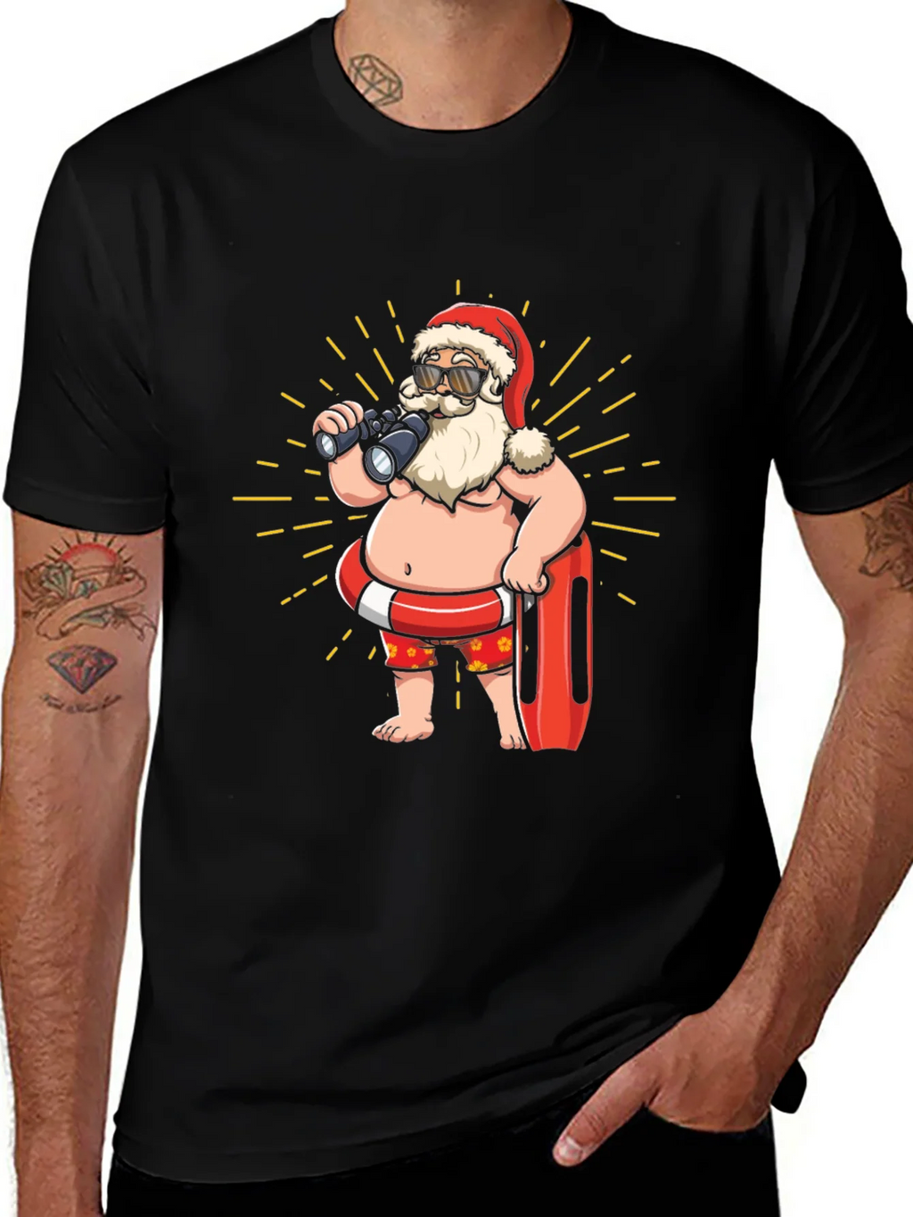Lifeguard Santa T-Shirt