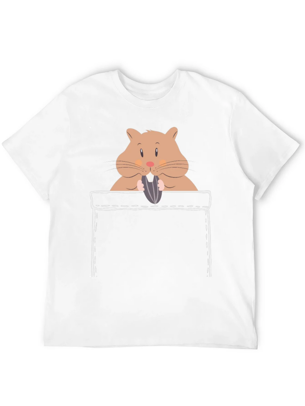 Hamster Pocket Graphic T-Shirt