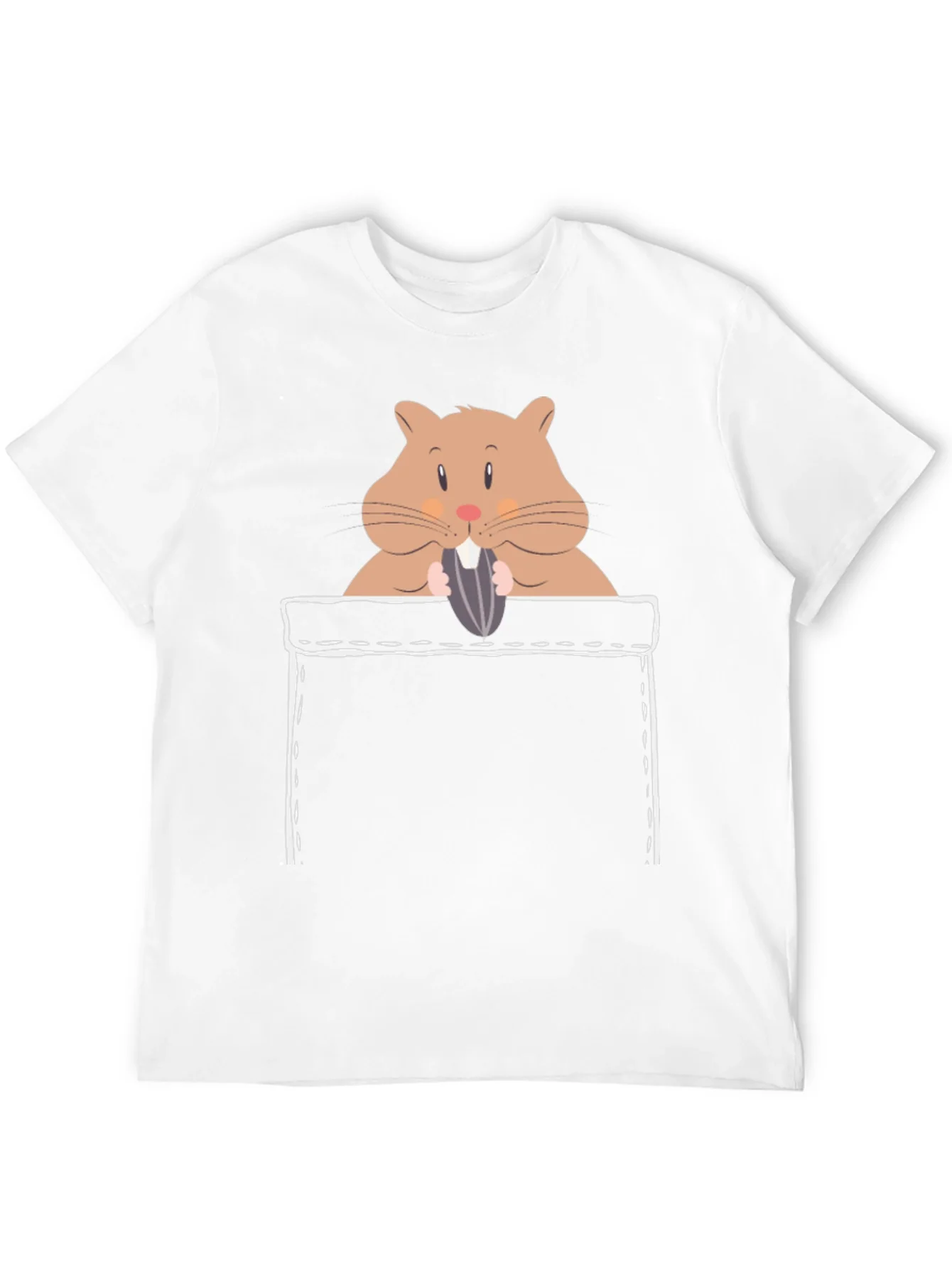 Hamster Pocket Graphic T-Shirt