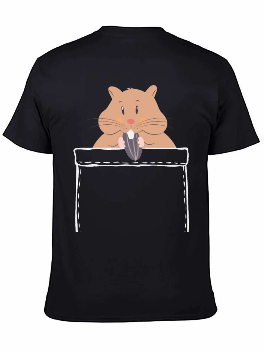 Hamster Pocket Graphic T-Shirt