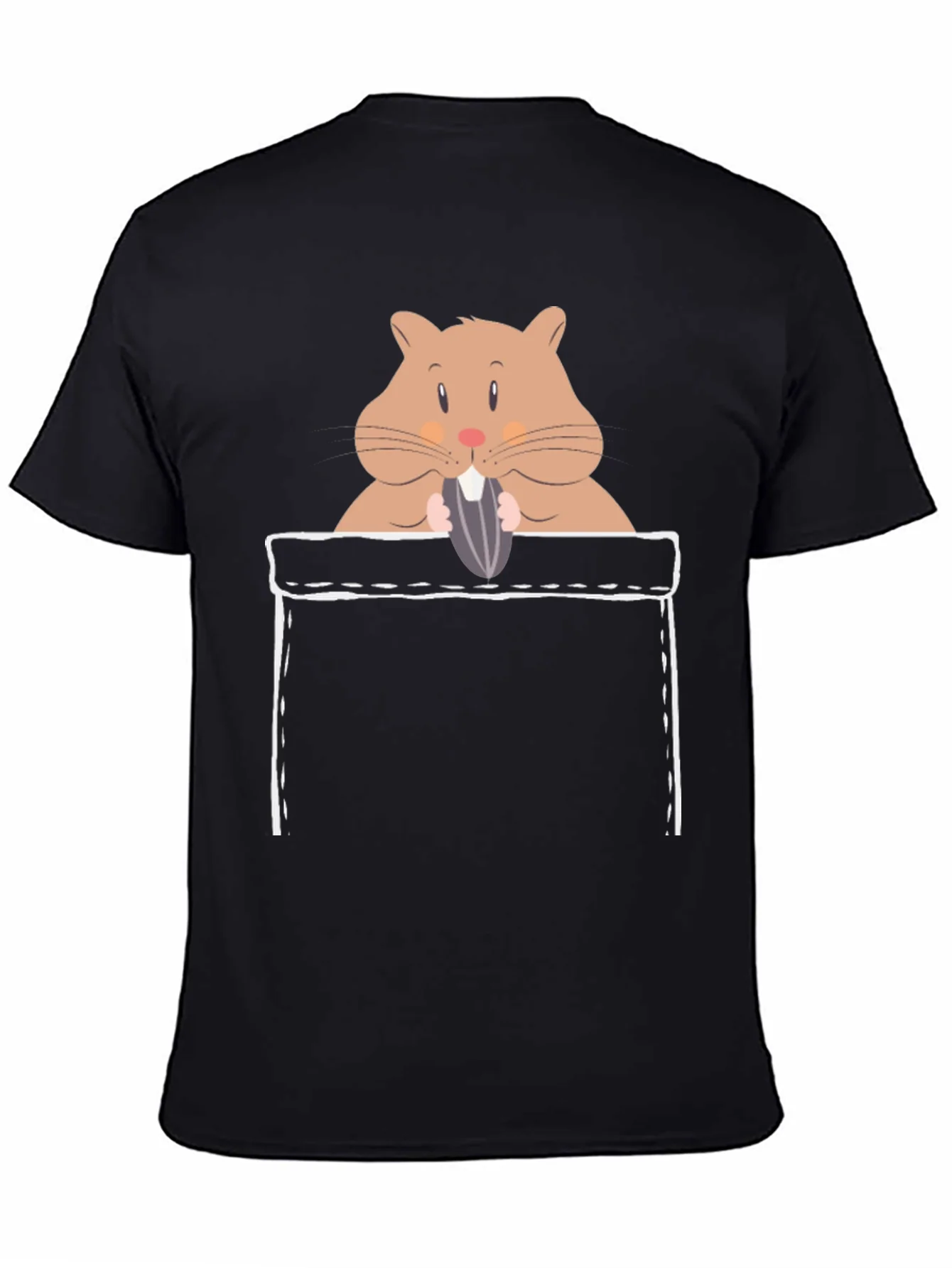 Hamster Pocket Graphic T-Shirt
