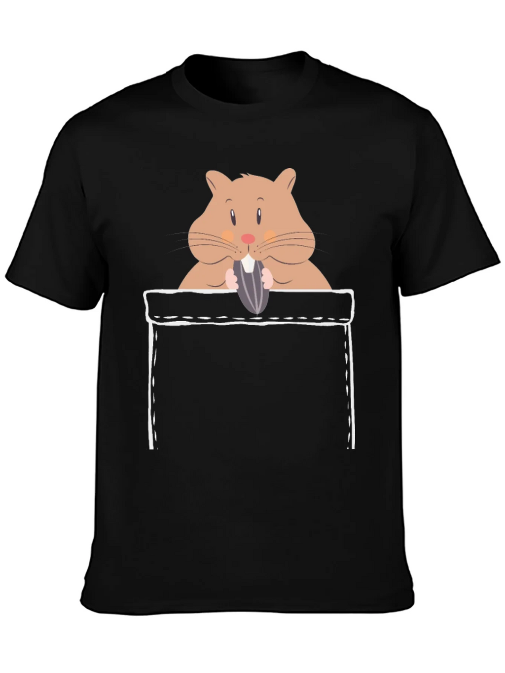 Hamster Pocket Graphic T-Shirt