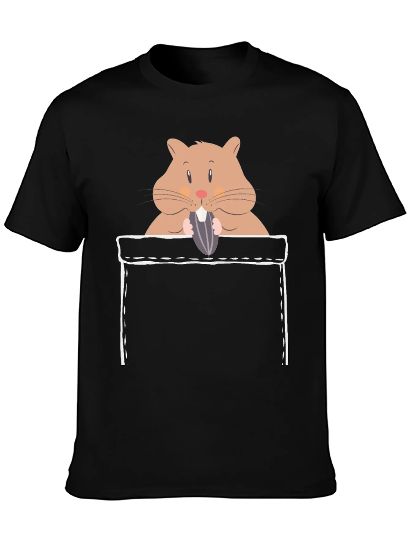 Hamster Pocket Graphic T-Shirt
