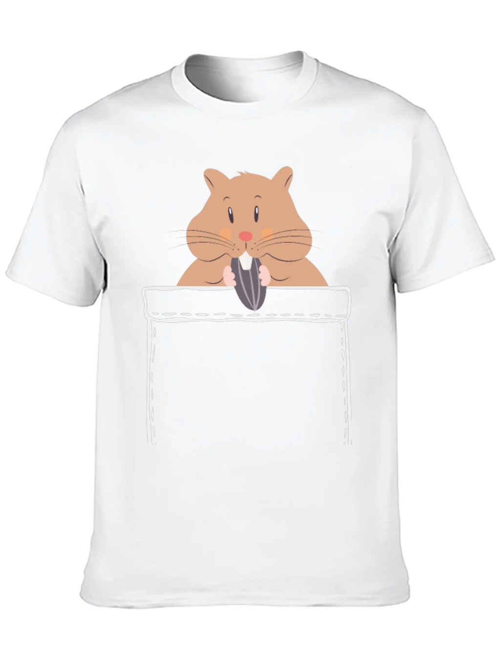 Hamster Pocket Graphic T-Shirt