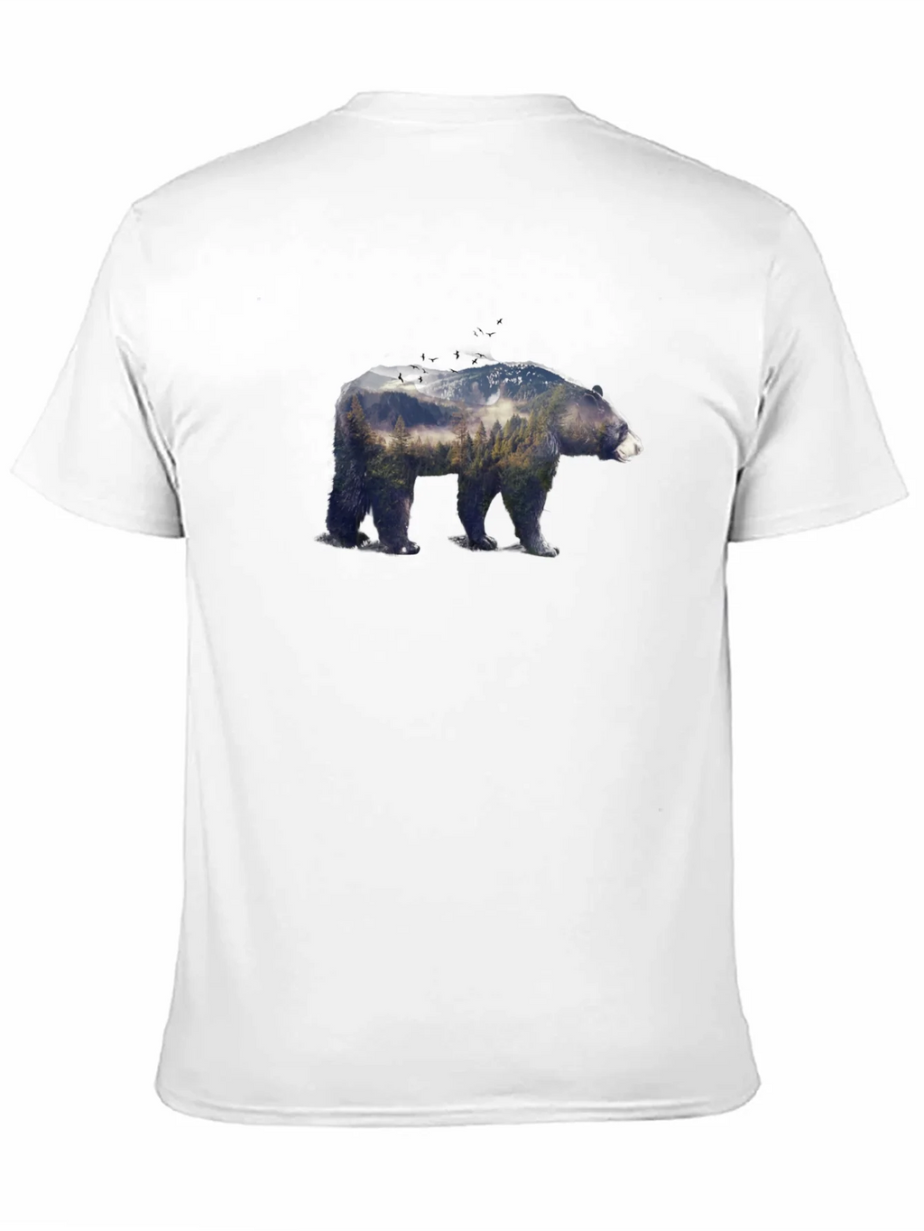 Bear Forest Graphic Tee - Nature Inspired Design
