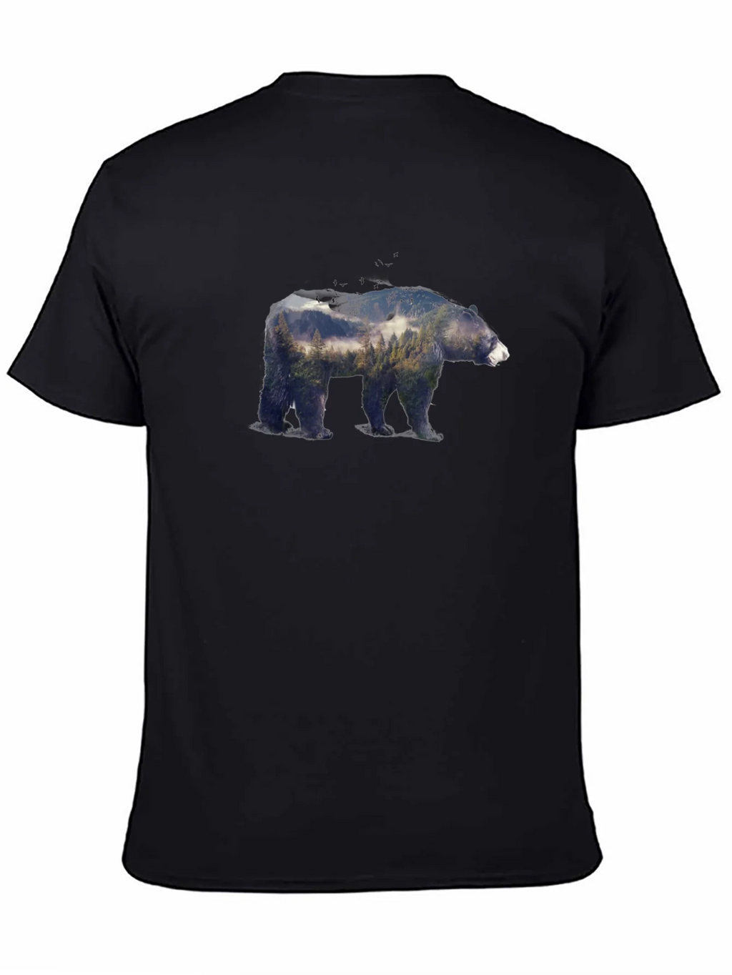 Bear Forest Graphic Tee - Nature Inspired Design
