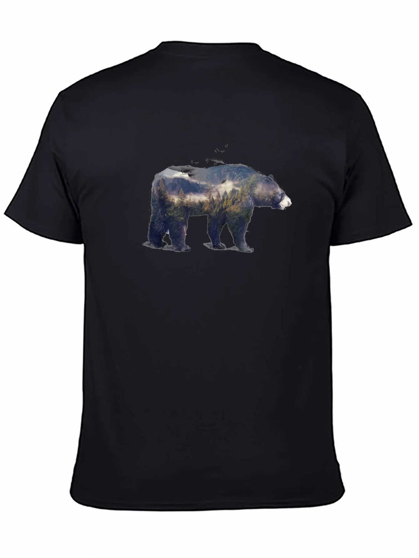 Bear Forest Graphic Tee - Nature Inspired Design