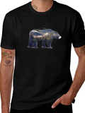 Bear Forest Graphic Tee - Nature Inspired Design