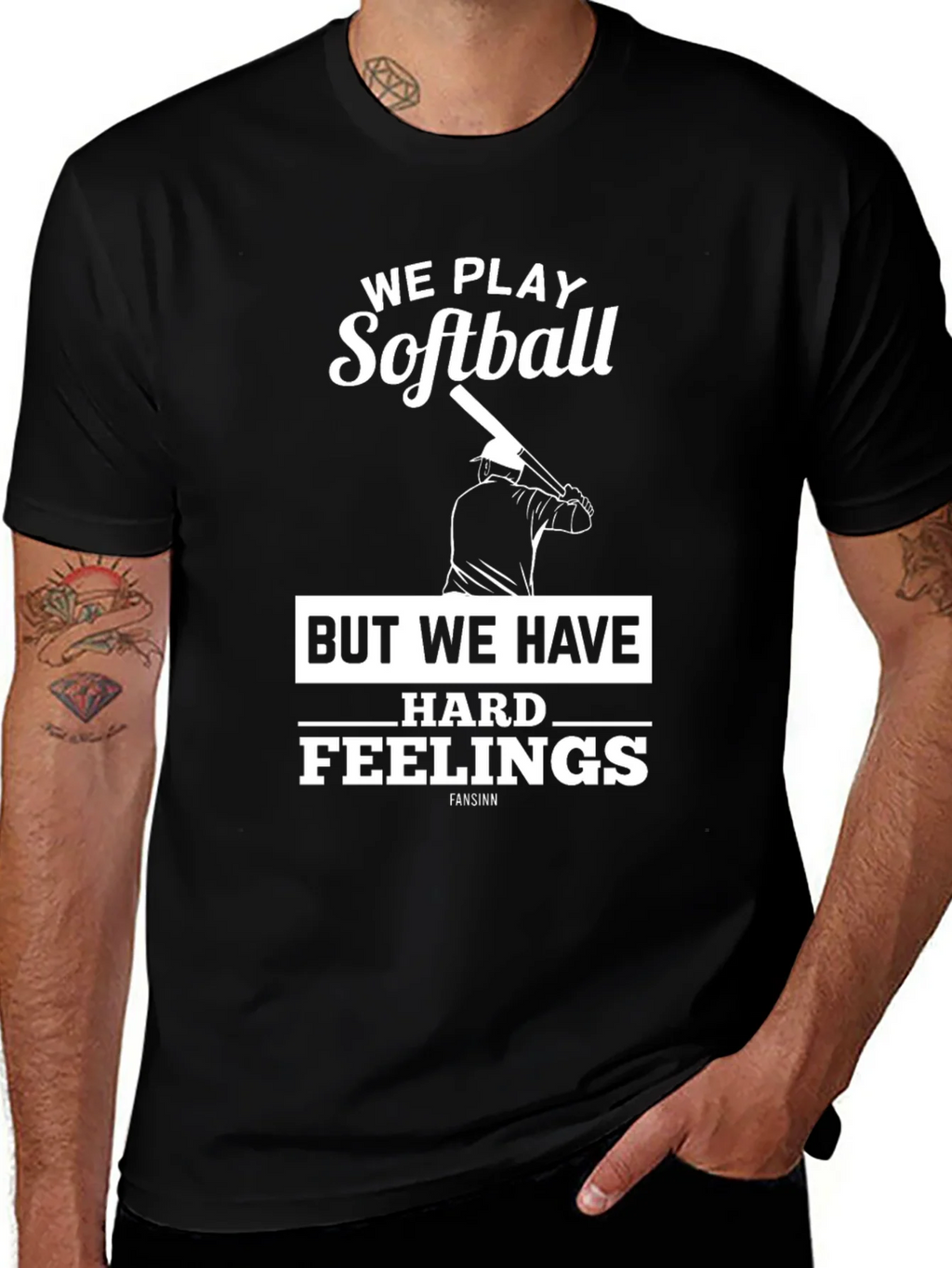 Softball Hard Feelings Graphic T-Shirt