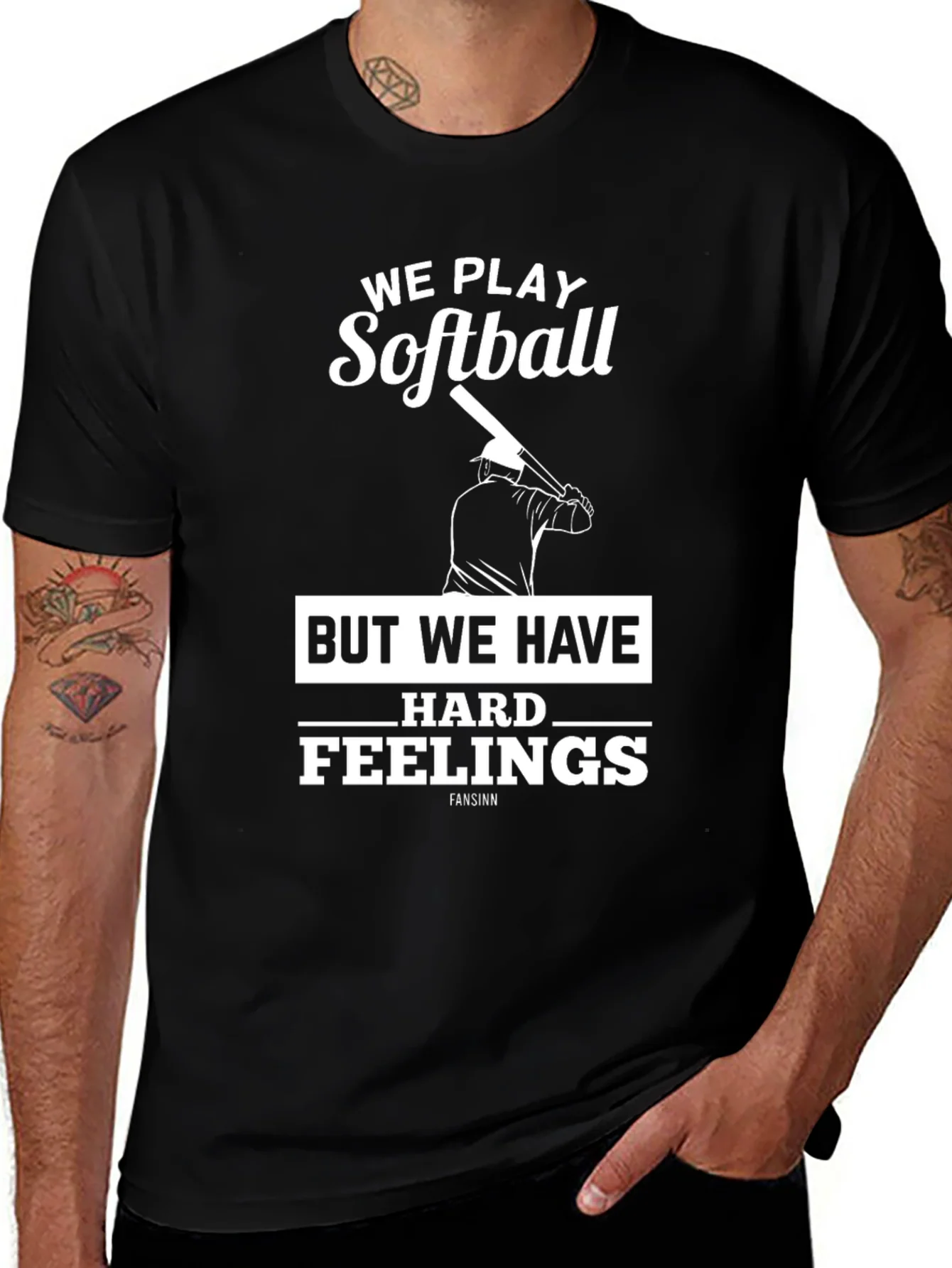 Softball Hard Feelings Graphic T-Shirt