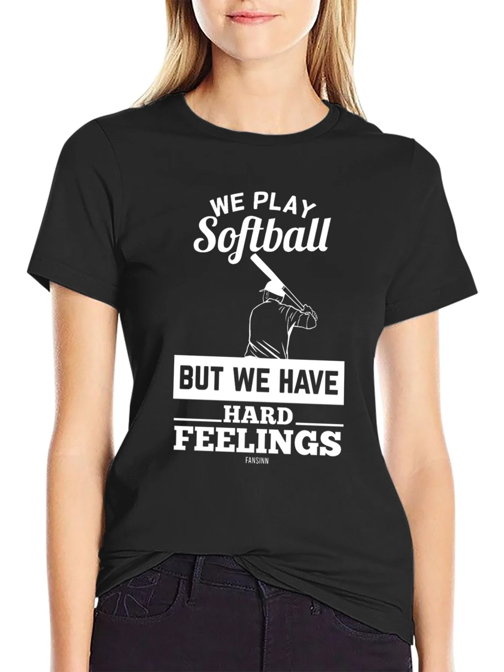 Softball Hard Feelings Graphic T-Shirt