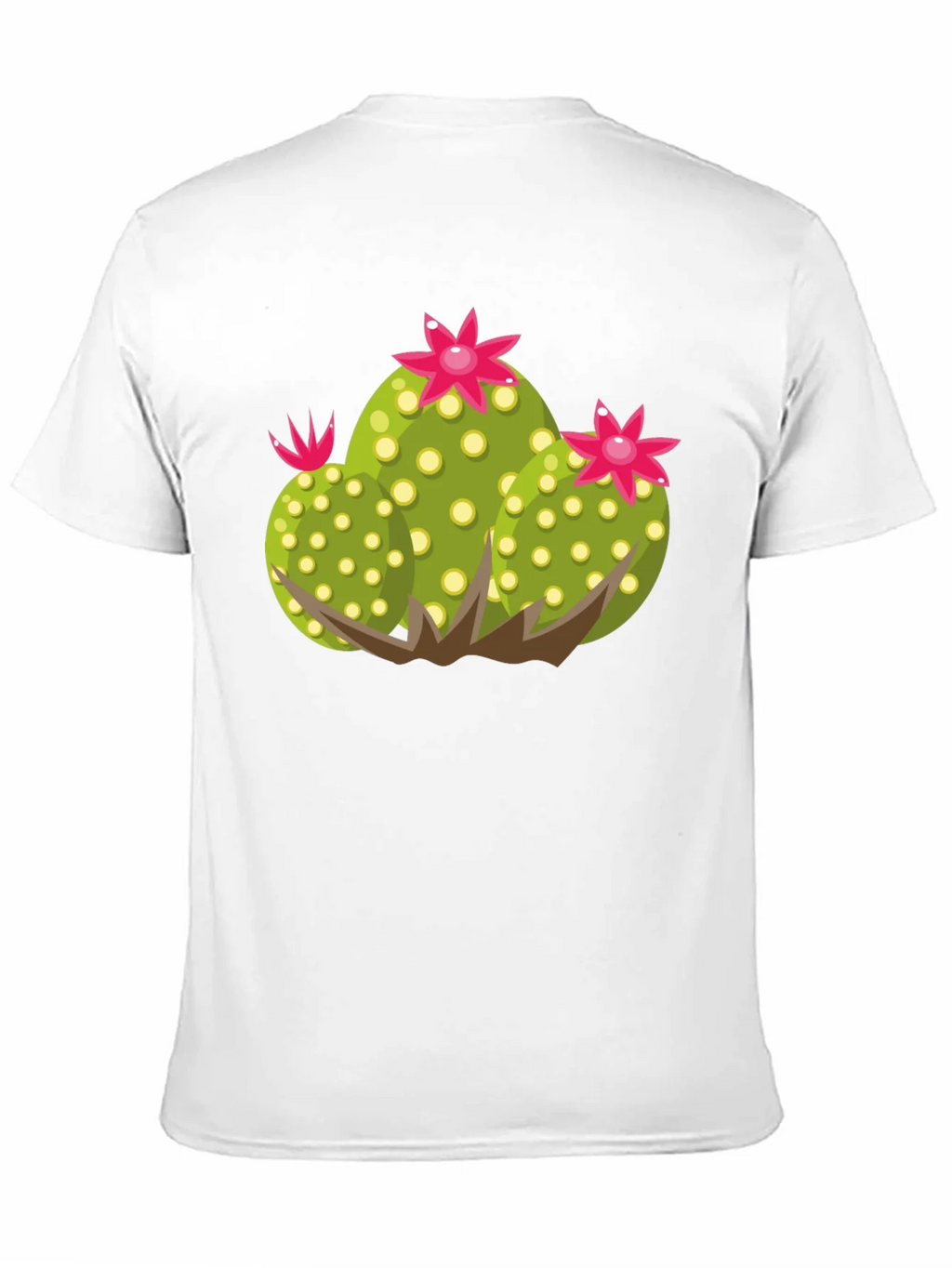 Cactus Graphic Black T-Shirt - Nature Inspired Apparel
