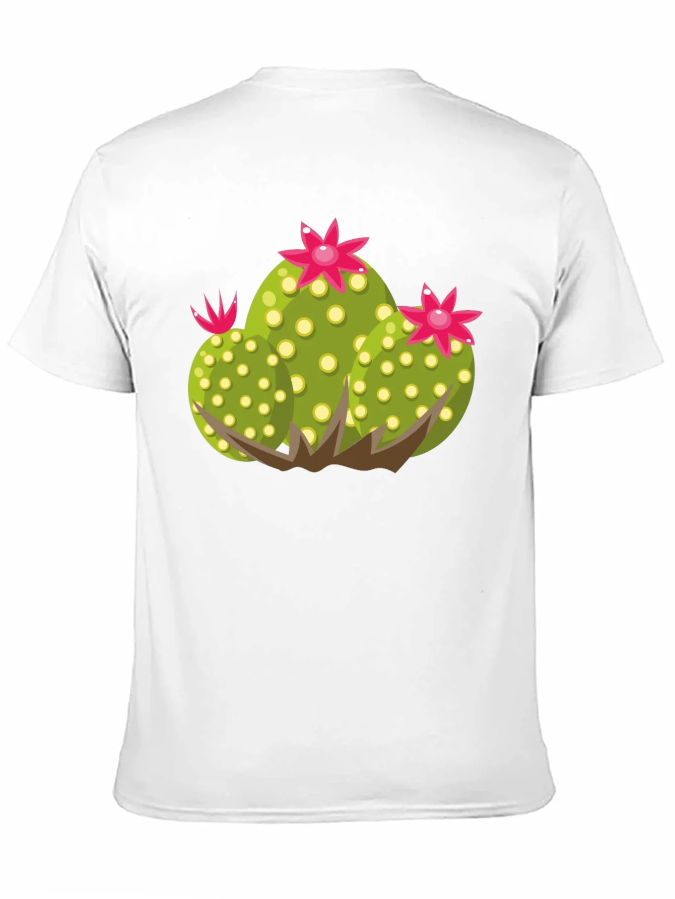 Cactus Graphic Black T-Shirt - Nature Inspired Apparel