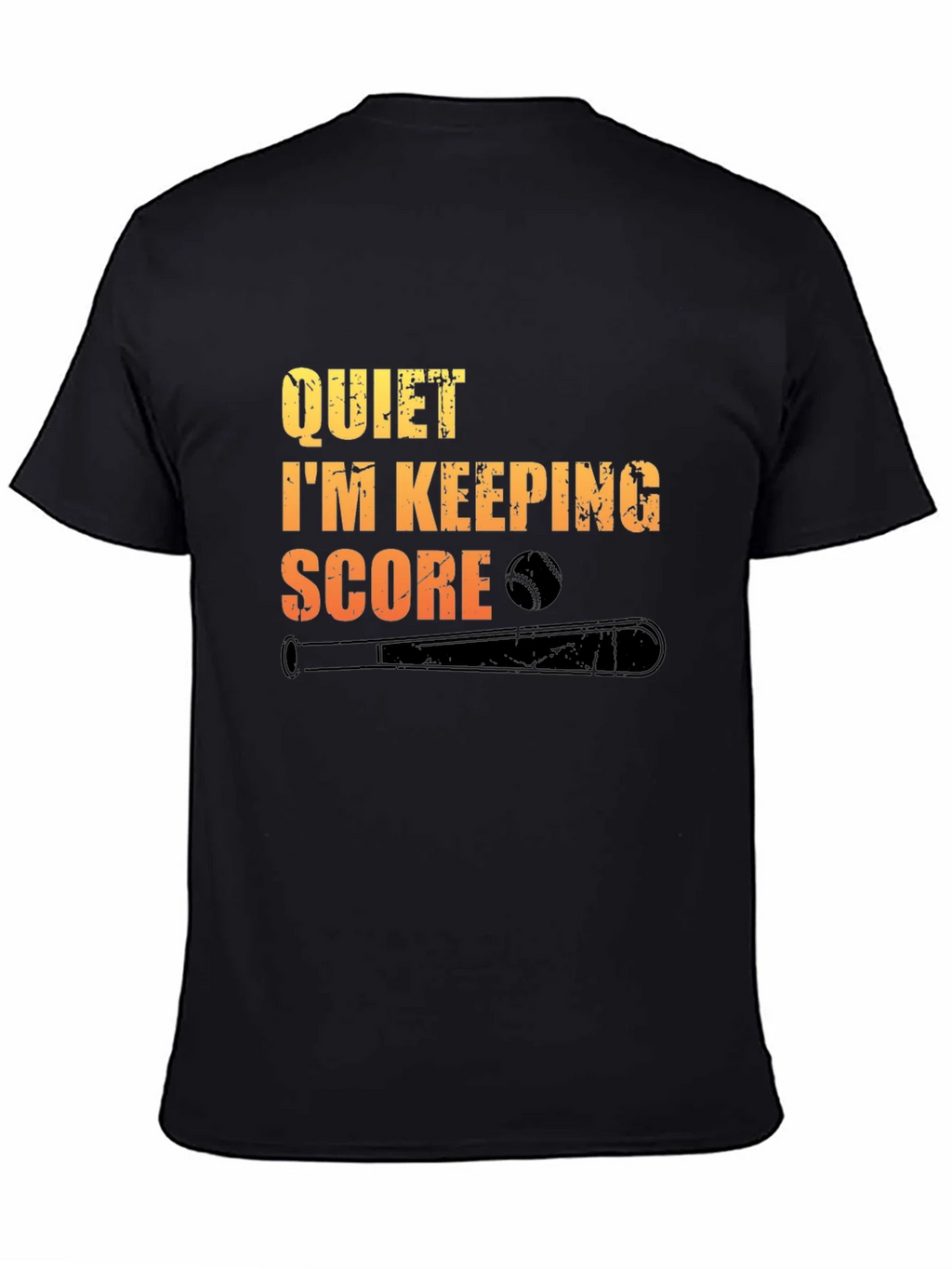Quiet Im Keeping Score Baseball T-Shirt
