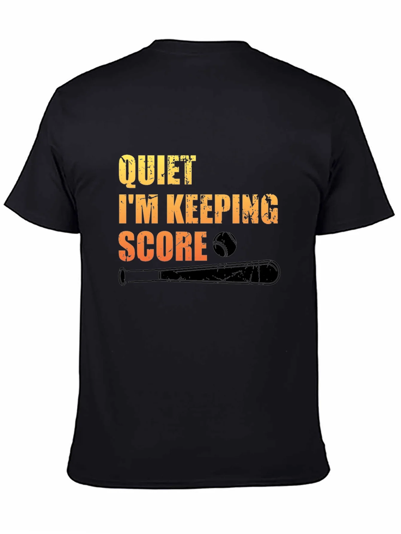 Quiet Im Keeping Score Baseball T-Shirt