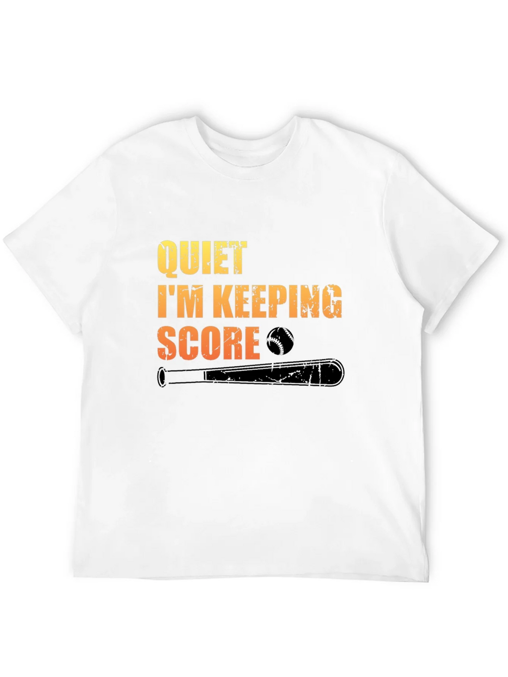 Quiet Im Keeping Score Baseball T-Shirt