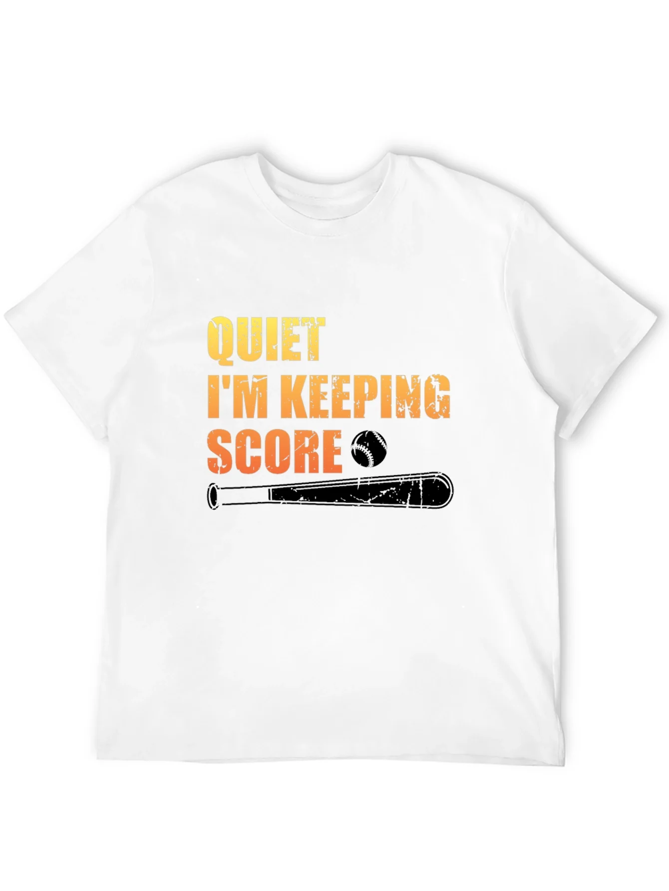 Quiet Im Keeping Score Baseball T-Shirt