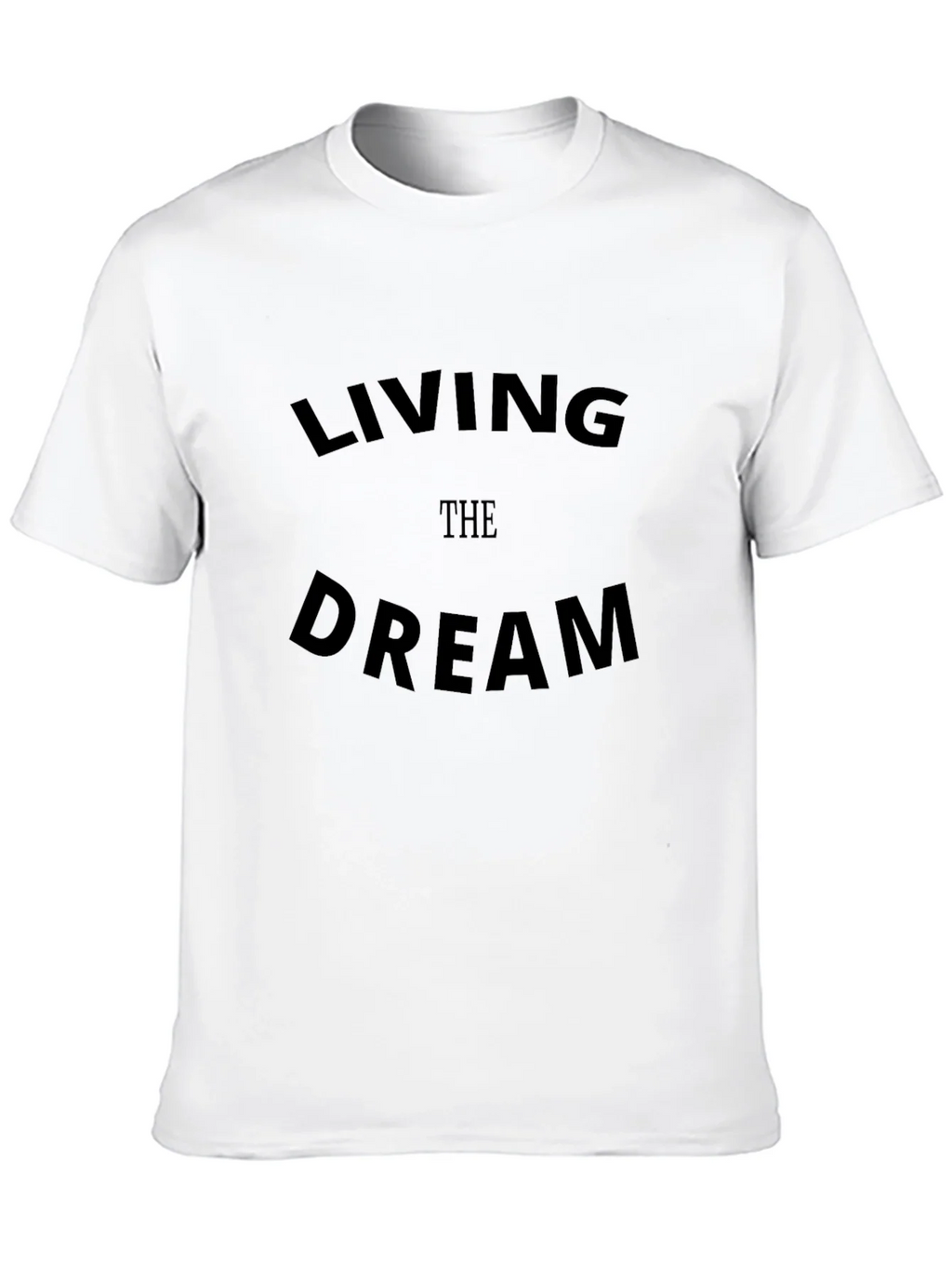 Living the Dream Black Graphic Tee