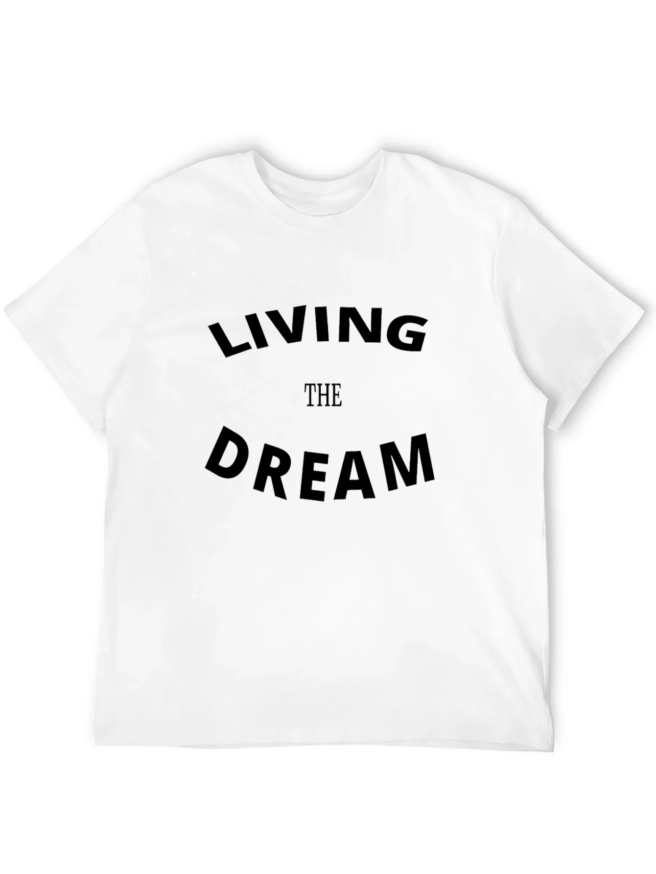 Living the Dream Black Graphic Tee