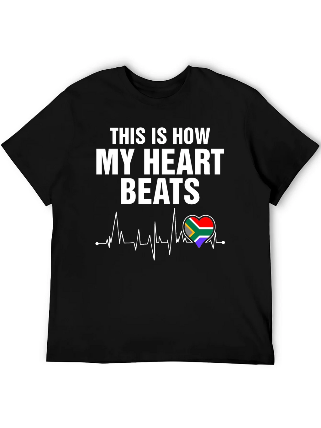 South Africa Heartbeat T-Shirt - Show Your Love!