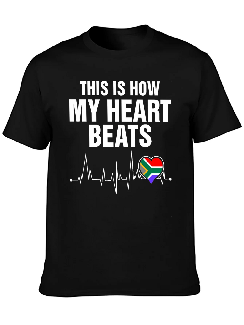 South Africa Heartbeat T-Shirt - Show Your Love!