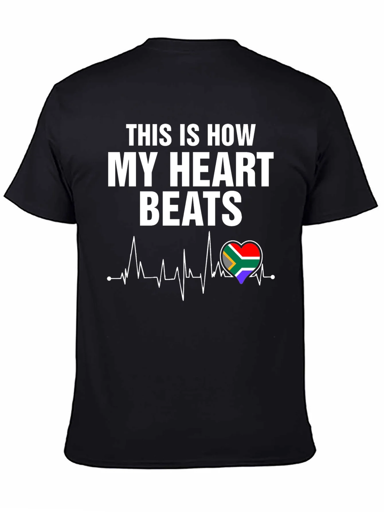 South Africa Heartbeat T-Shirt - Show Your Love!