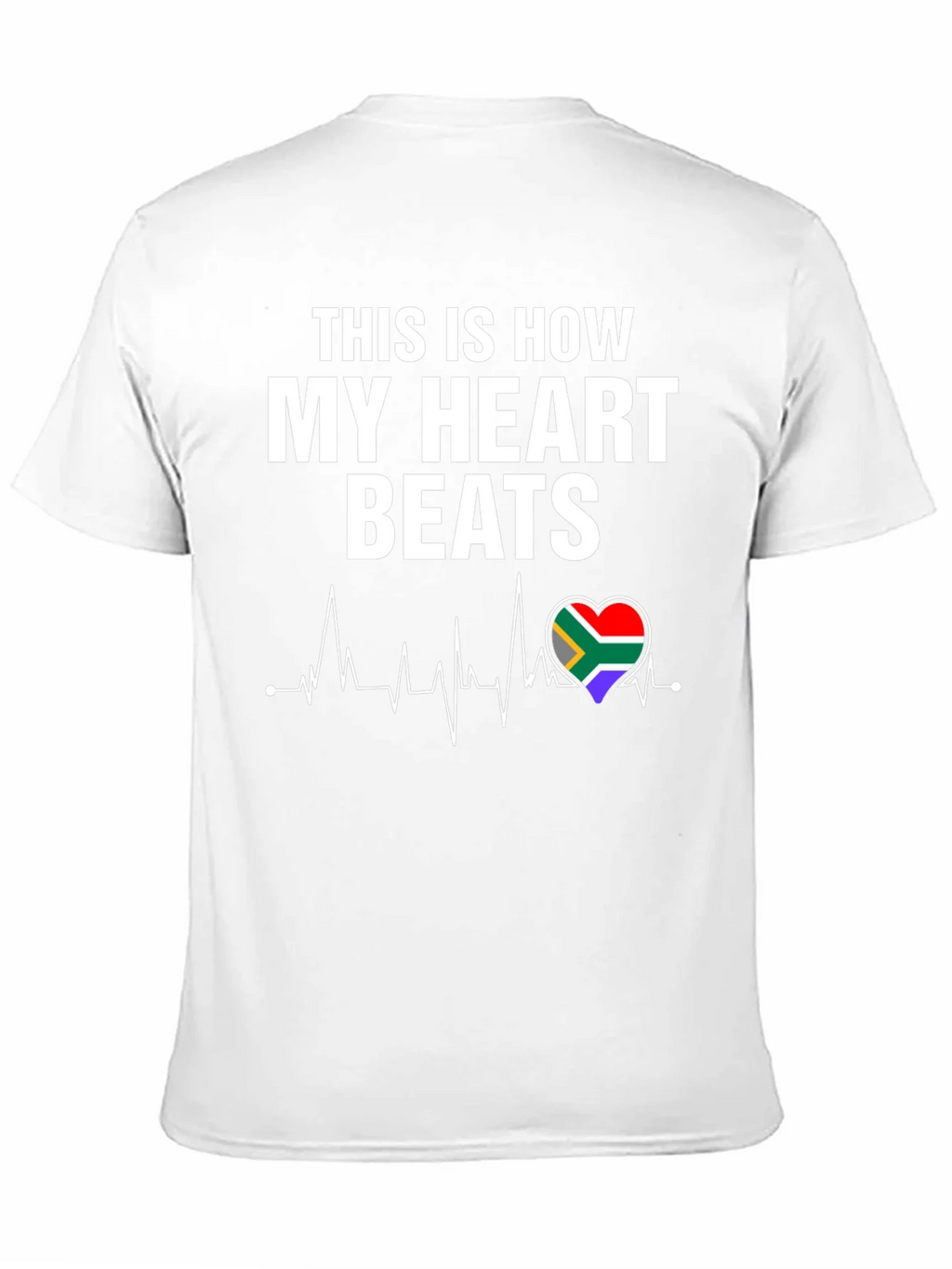 South Africa Heartbeat T-Shirt - Show Your Love!