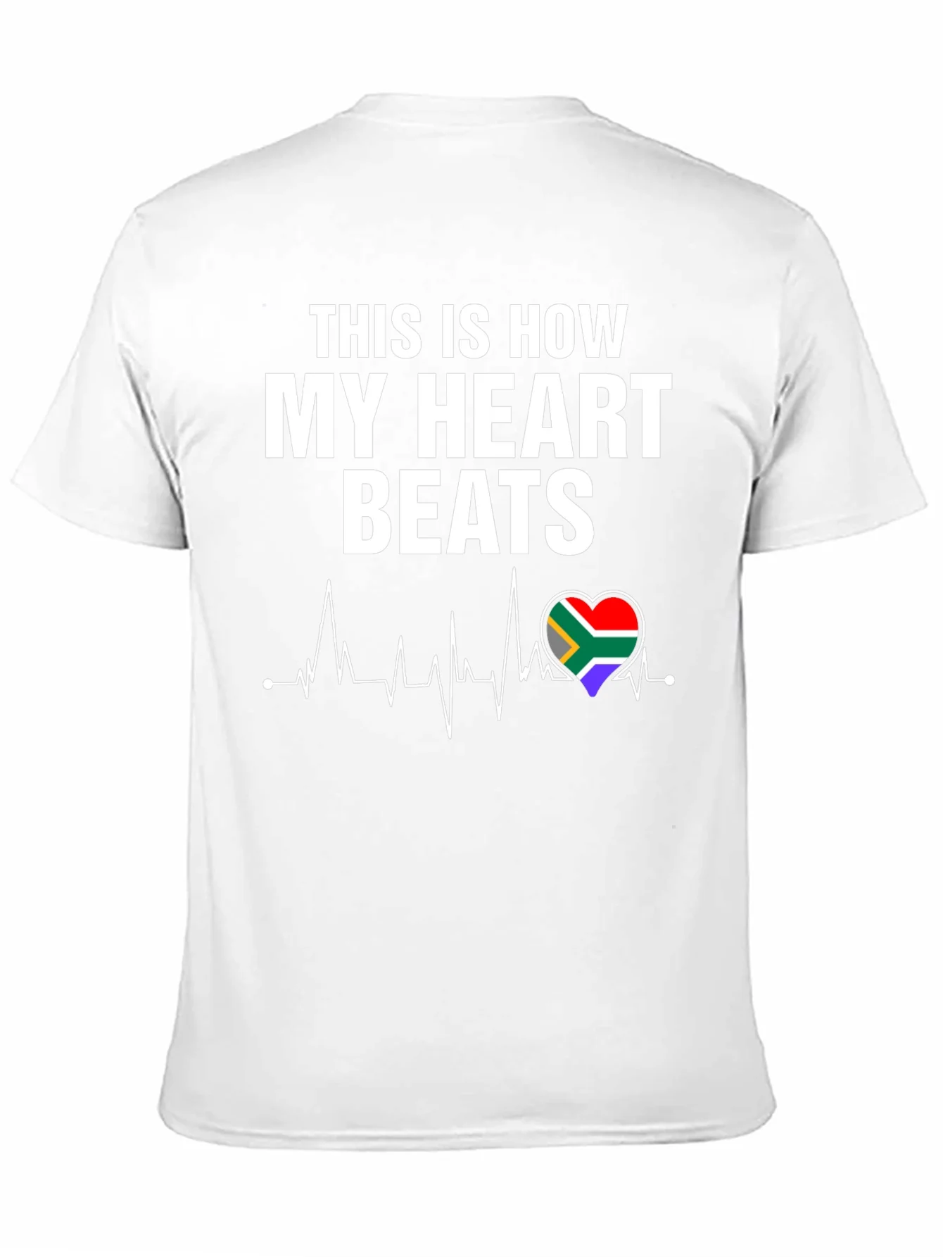 South Africa Heartbeat T-Shirt - Show Your Love!