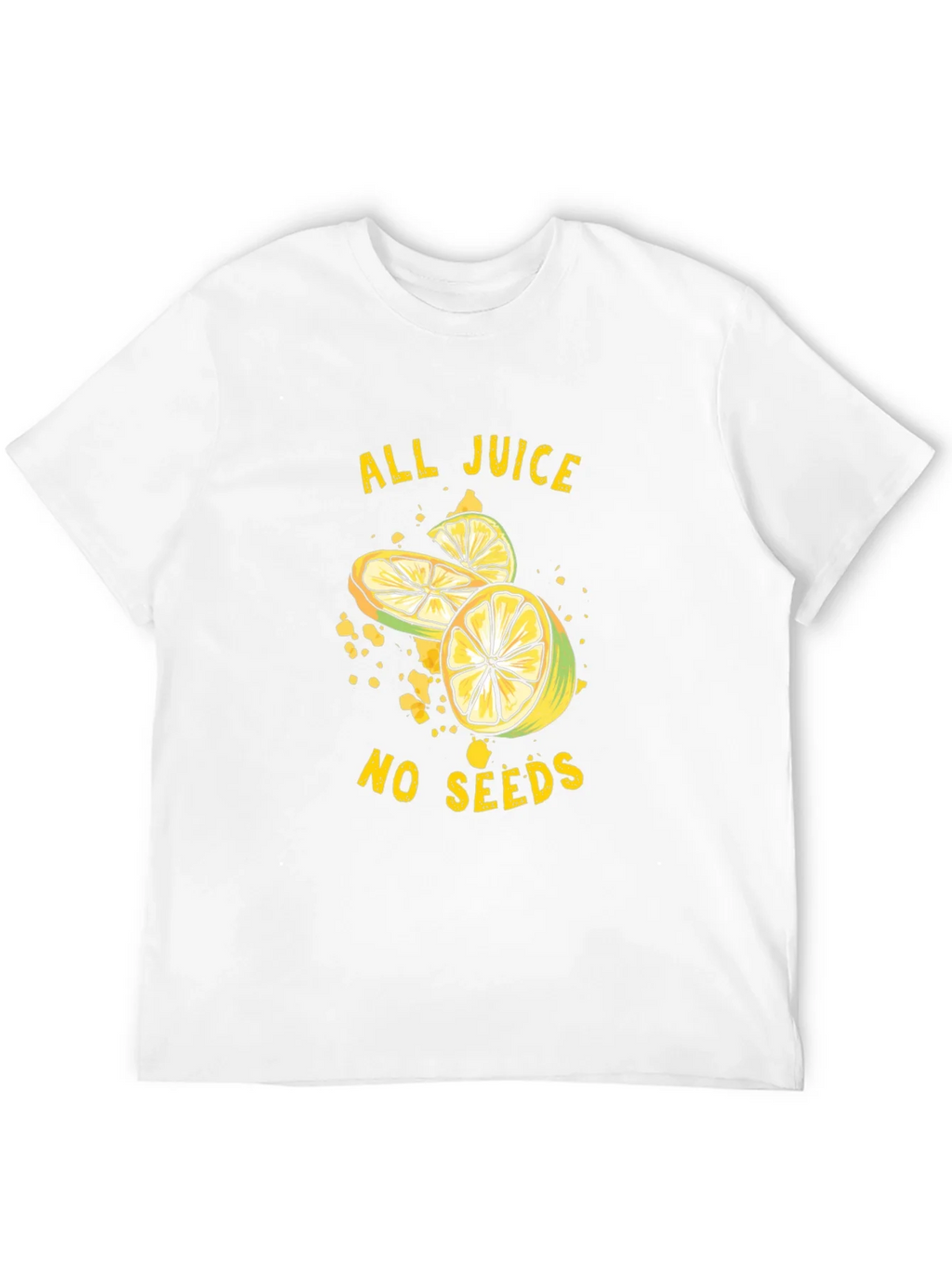 All Juice No Seeds Graphic Tee - Black