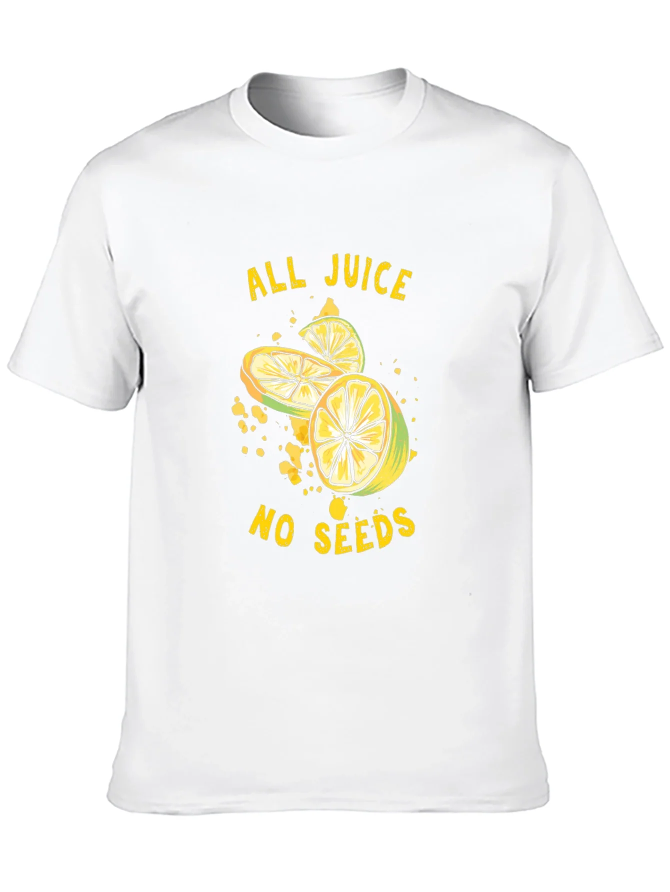 All Juice No Seeds Graphic Tee - Black