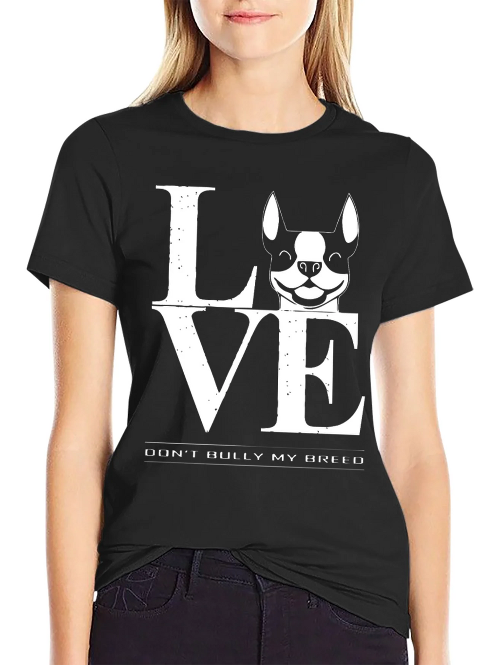 Love Dont Bully My Breed - Graphic Tee
