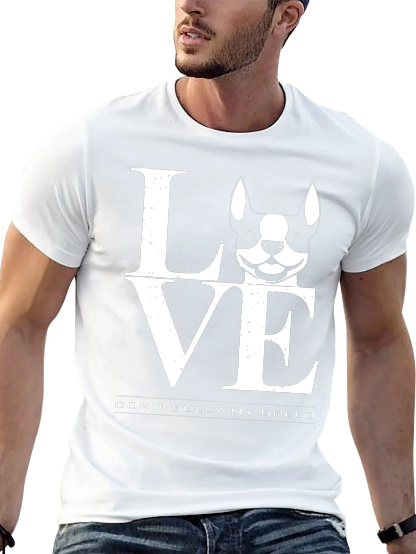 Love Dont Bully My Breed - Graphic Tee