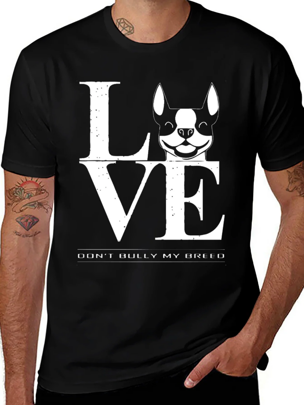 Love Dont Bully My Breed - Graphic Tee