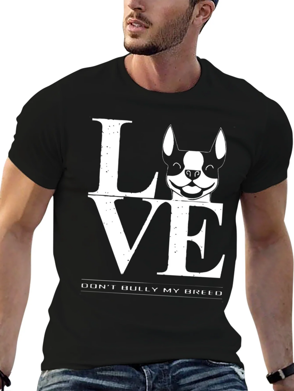 Love Dont Bully My Breed - Graphic Tee