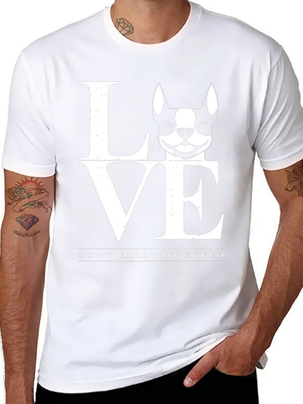Love Dont Bully My Breed - Graphic Tee