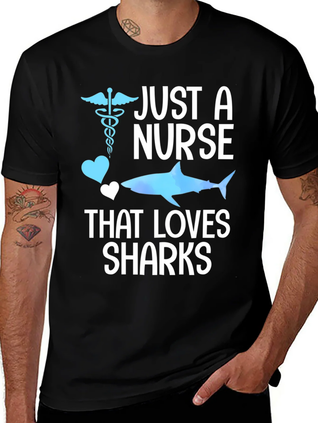 Nurse Shark Lover Graphic T-Shirt
