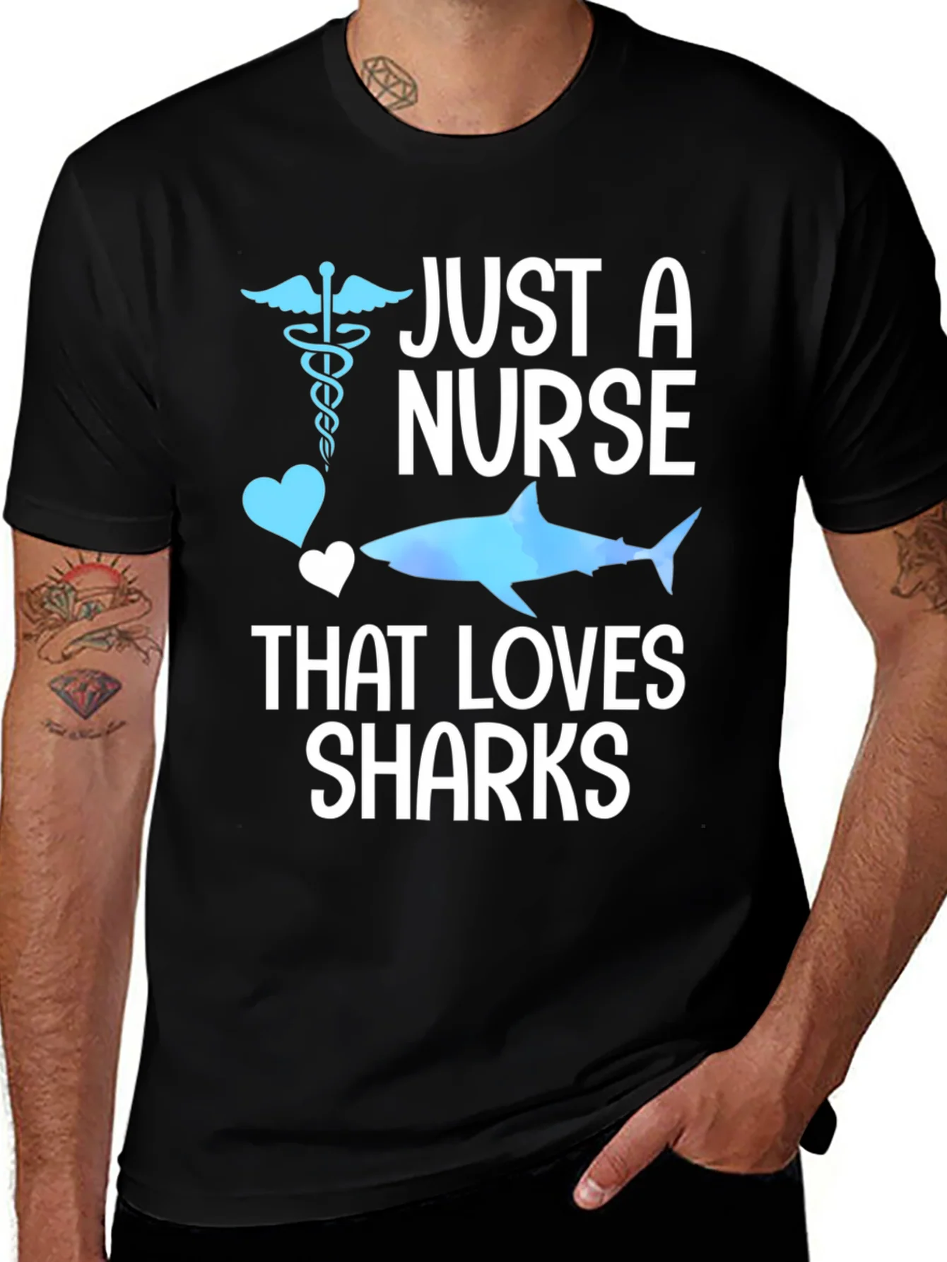 Nurse Shark Lover Graphic T-Shirt