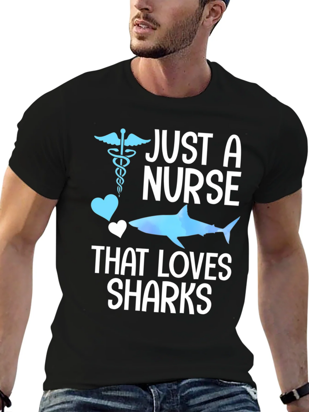 Nurse Shark Lover Graphic T-Shirt