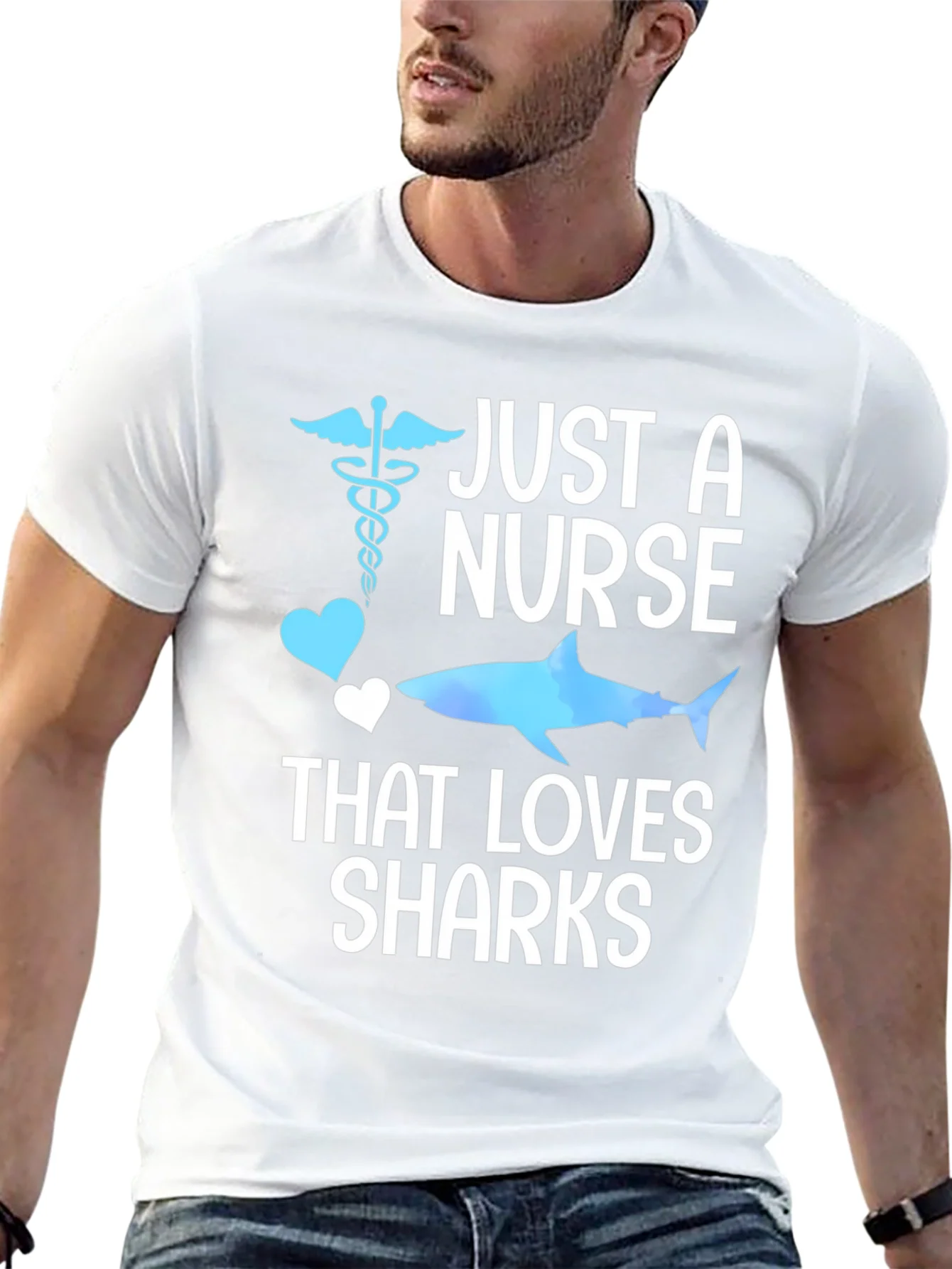 Nurse Shark Lover Graphic T-Shirt