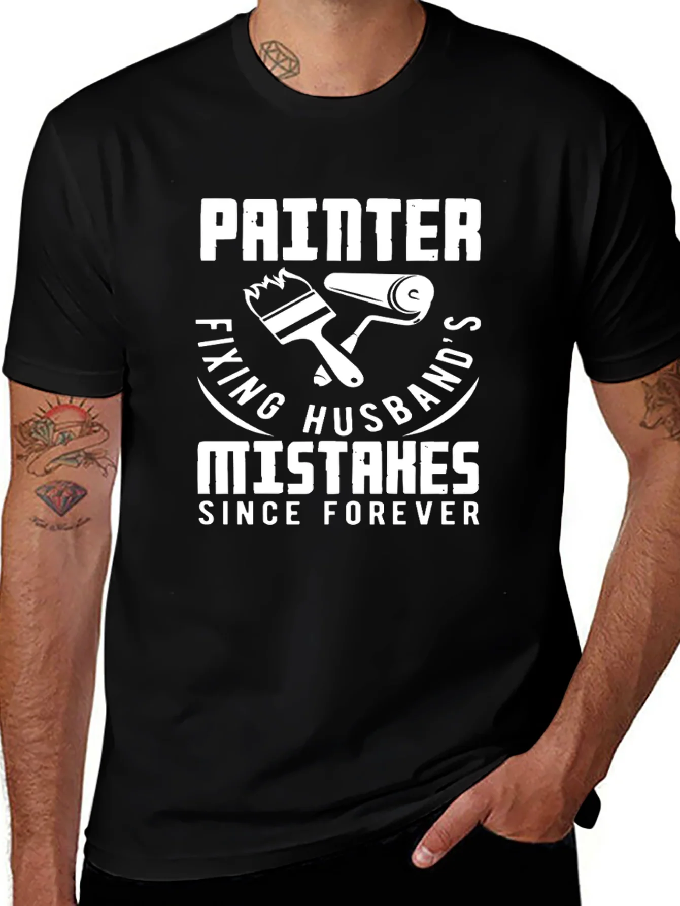 Painter Fixing Husbands Mistakes T-Shirt