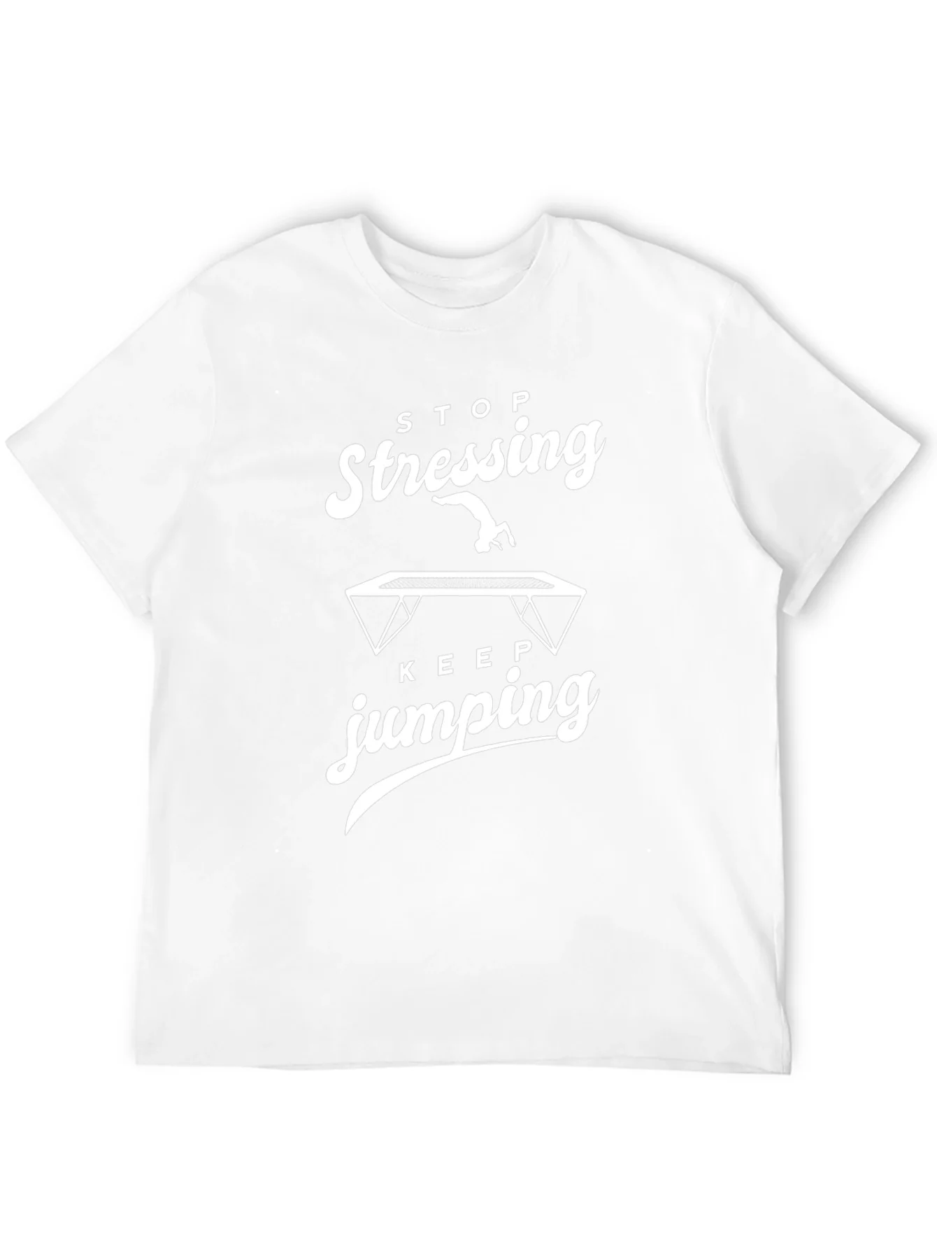 Stop Stressing Keep Jumping Graphic Tee